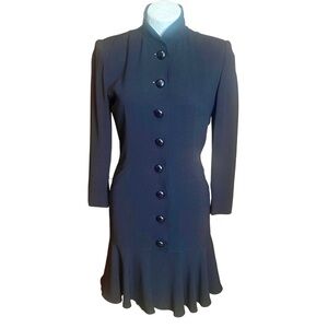 Elegant Black Midi Dress